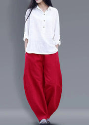 Beautiful harem pants cotton Boho Work Outfits Yellow long pants