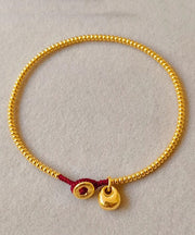 2024 Gold Hand Woven Beading Charm Bracelet