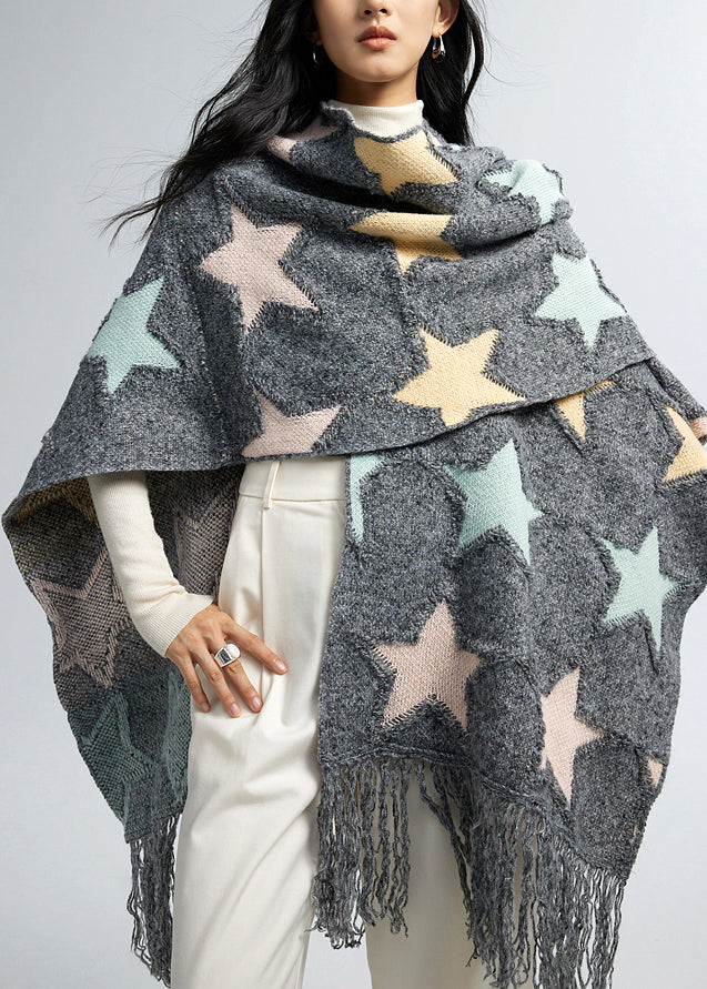 2024 New Autumn And Winter Thick Oversized Scarf Tassel Shawl