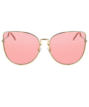 2024 Pink Large Face New Summer Sunglasses