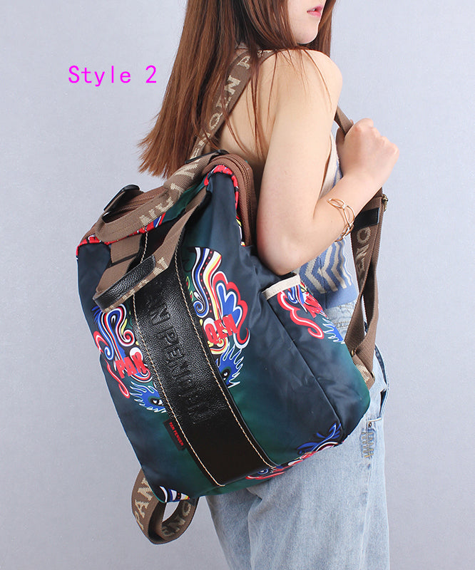 2024 Versatile Large Capacity Travel Printed Shoulder Backpack