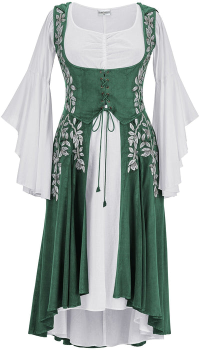 Tauriel Maxi Set Silver Embroidery