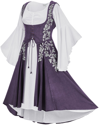 Tauriel Maxi Set Limited Edition Midnight Lavender Silver Embroidery