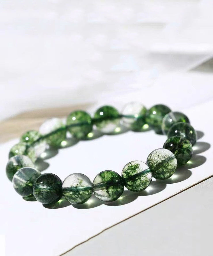 Bohemian Green Ball Crystal Beaded Bracelet