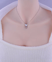 Boutique Gold Sterling Silver Zircon Cat's Eye Tiger HeadPendant Necklace