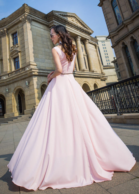 Boutique Pink Exra Large Hem Cotton Maxi Dresses Summer