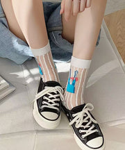 Cartoon Summer Thin Breathable Two Sided Trendy Socks