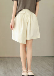 Chic Apricot High Waist Cozy Shorts Summer