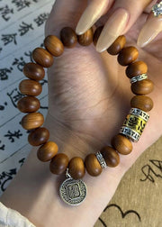 Cliff Cypress Wood Paired With Fu Brand Bracelet