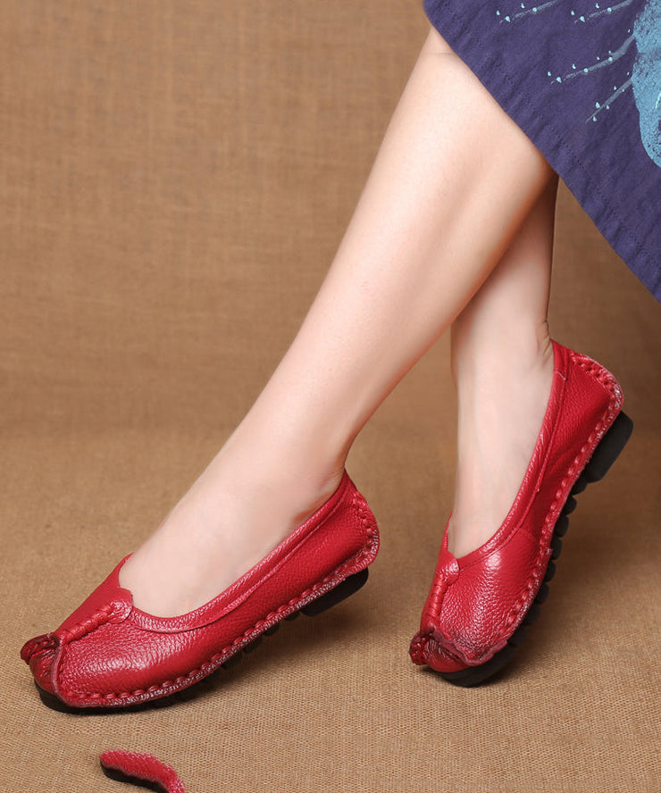 Comfortable Mulberry Splicing Flats Shoes