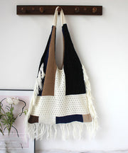 Ethnic Storm Simian Tassel Knitted Shoulder Bag