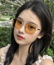 Fashion Tea Color 2024 New Summer Sunscreen Sunglasses