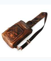 Fashionable Boutique Cowhide Versatile Chest Bag