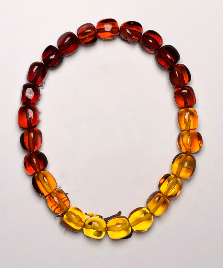 Handmade Gradient Color Amber Honey Wax Bracelet