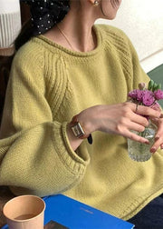 Modern Rose Oversized Cozy Knit Sweaters Spring