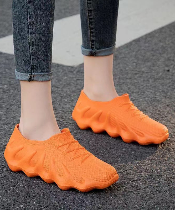 New Orange Low Cut Anti Slip Rubber Shoes