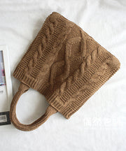 Original Japanese Knitted Cotton Thread Handbag Carrying Bag