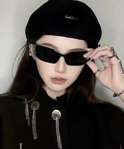 Stylish Black Internet Celebrity Spicy Girl UV Resistant Resin Sunglasses