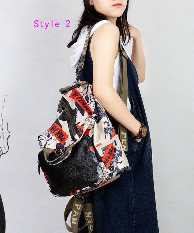 Versatile Large Capacity Fashion Printed One Shoulder Crossbody Bag