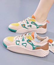 Women Comfy Green Hollow Out Cross Strap Flat Feet Shoes