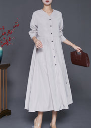 Women V Neck Tie Waist Exra Large Hem Maxi Dress Fall