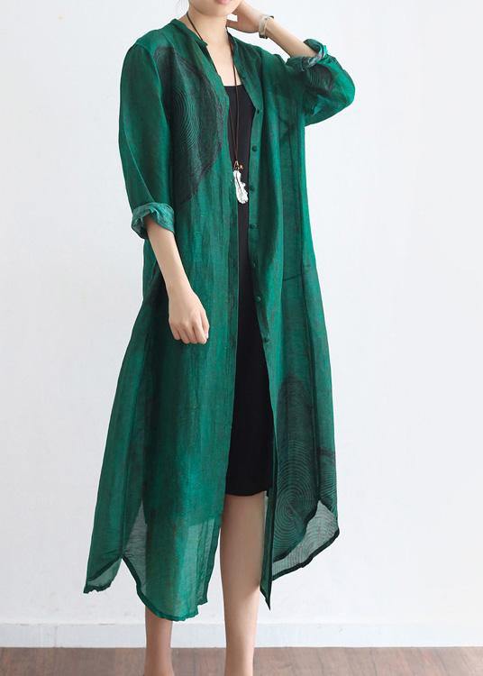 2021 Spring Loose Large Art Silk Cardigan - SooLinen