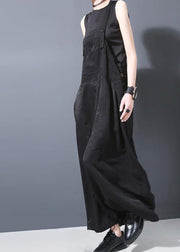 2021 summer new strap wide leg pants - SooLinen