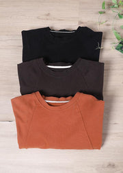 Art Coffee Spring Long Tops - SooLinen