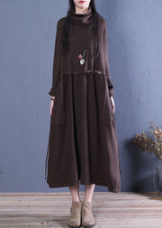 Chocolate Robe Casual Dresses Spring