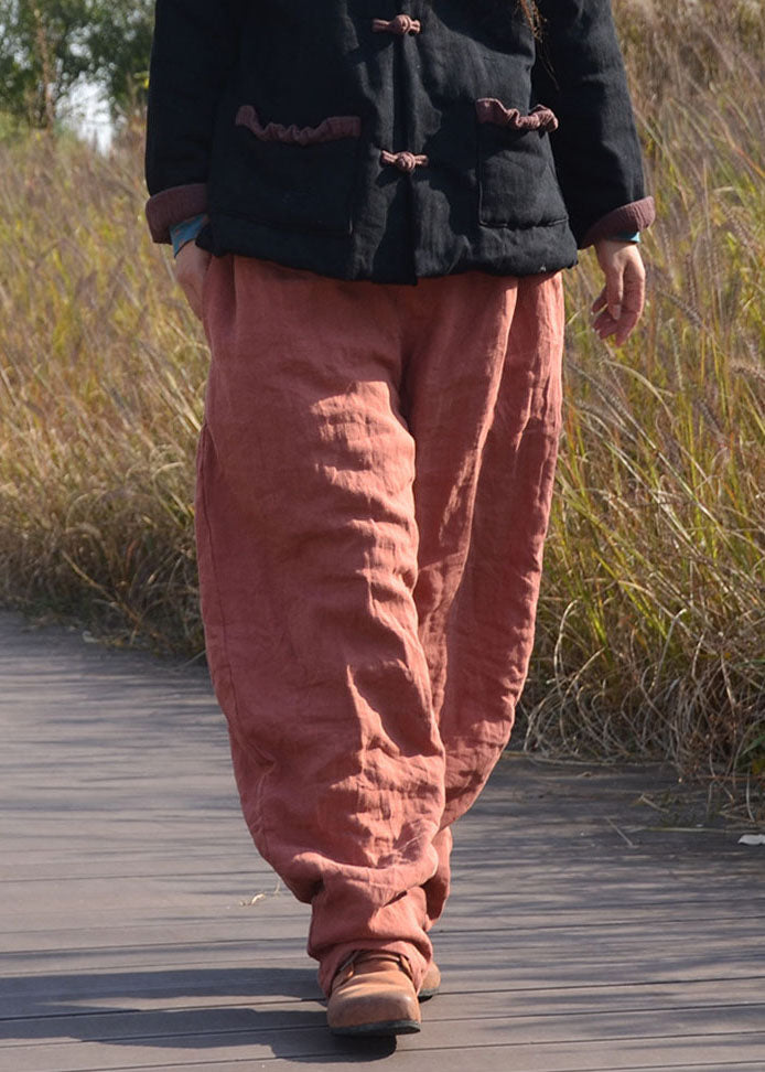 Moderne orange lose Taschenlaternen-Winterhose