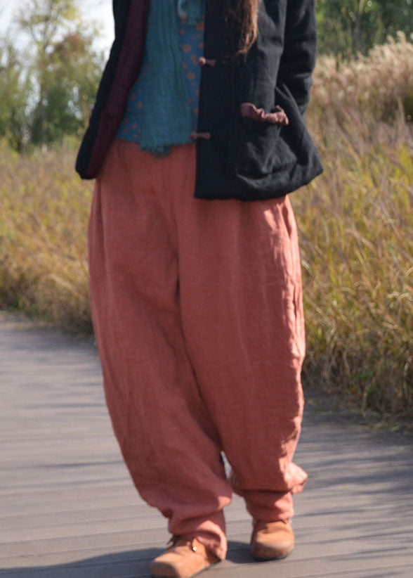 Moderne orange lose Taschenlaternen-Winterhose