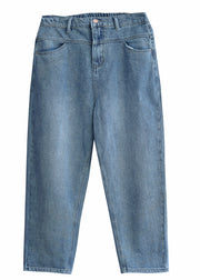 Organic denim Blue Casual harem pants Spring