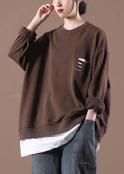 Street Coffee Hole Pullover Streetwear - SooLinen