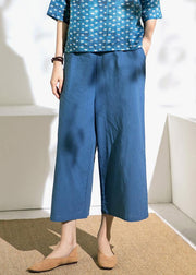 Summer new linen loose pants thin section women's cotton and linen wide leg pants - SooLinen