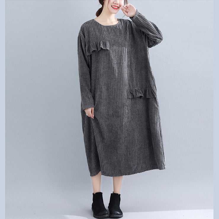 Women Kintted Dress Casual Loose Pullover Long Shirt