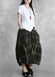 Women's dress English half skirt all match temperament irregular skirt - SooLinen