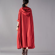 women red Winter coat plus size clothing hooded fashion Coats Elegant baggy Coats